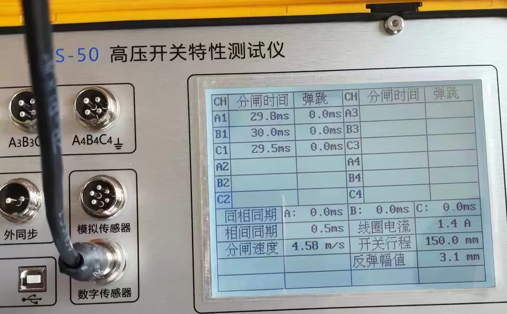 110kV Circuit Breakers Timing And Motion Tests Case 110kV Circuit Breakers Timing And Motion Tests Case
