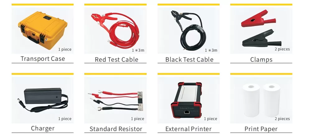 Accessories of HLR-100 Hand-held 100A Micro-Ohmmeter Accessories of HLR-100 Hand-held 100A Micro-Ohmmeter