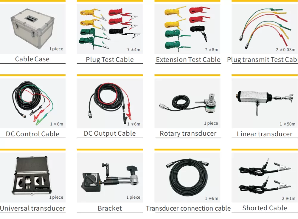 Accessories of HVS-50T Circuit Breaker Analyzer Accessories of HVS-50T Circuit Breaker Analyzer