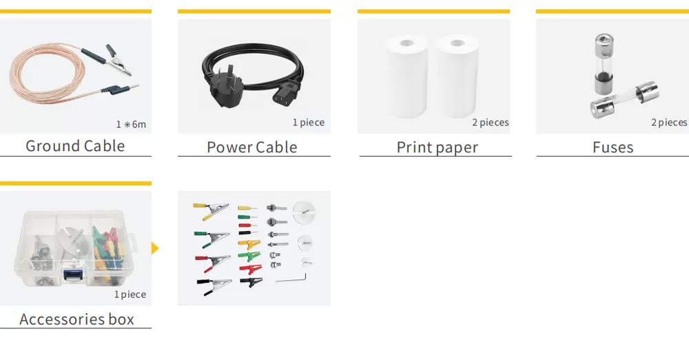 Accessories of HVS-50T Circuit Breaker Analyzer Accessories of HVS-50T Circuit Breaker Analyzer