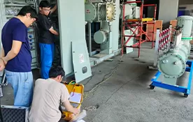 Caso de teste de movimento e temporização de disjuntores 110kV