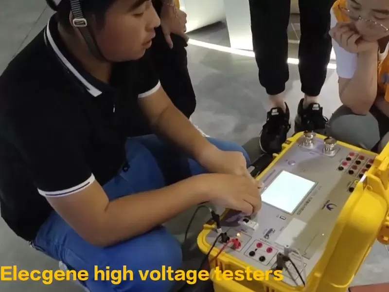 Vídeo de treinamento de teste de alta tensão Elecgene