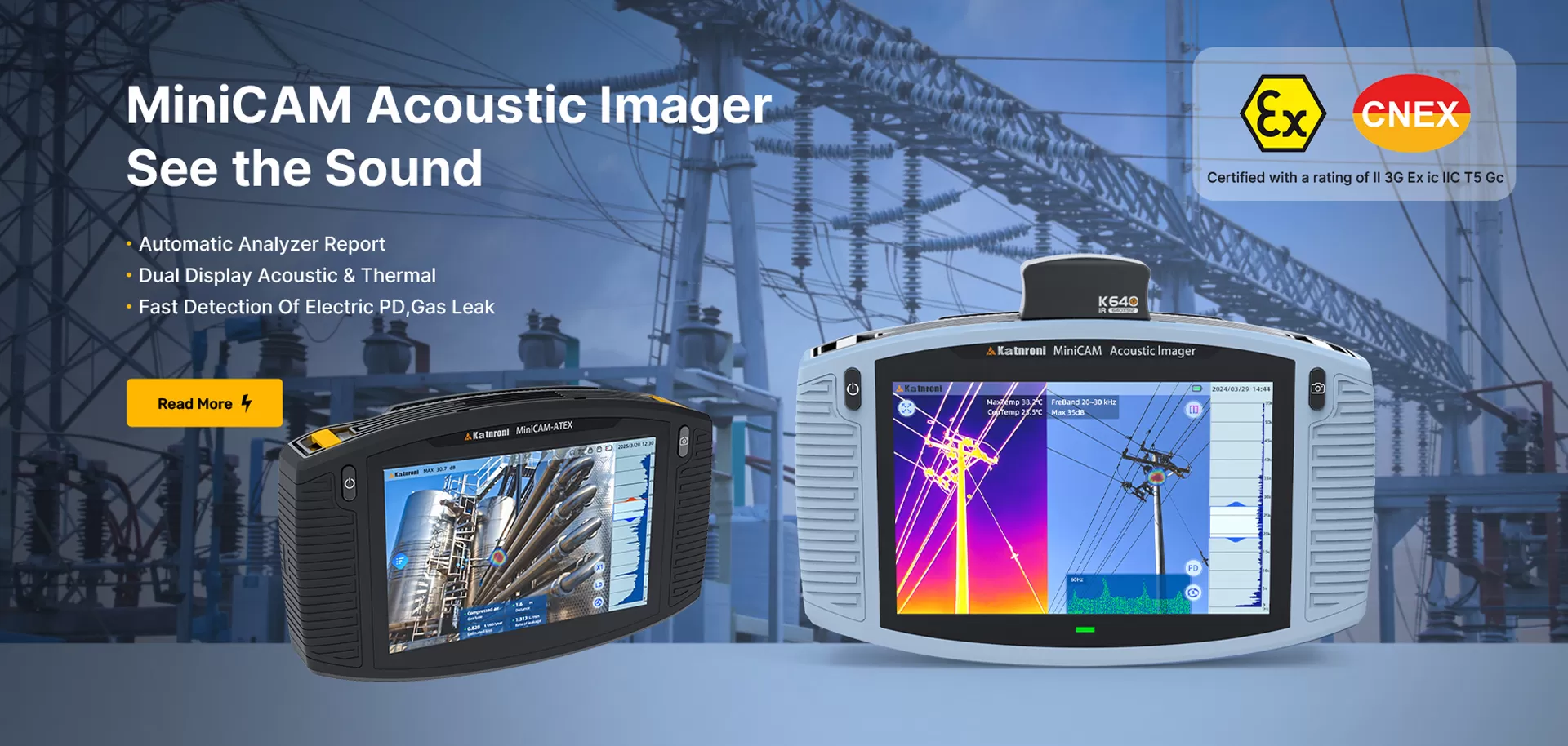 Minicam Acoustic Imager Veja o Som