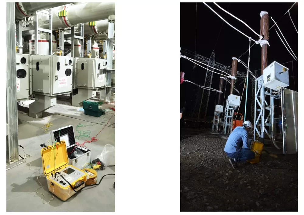 On-site Display of HVS-50 Circuit Breaker Analyzer On-site Display of HVS-50 Circuit Breaker Analyzer