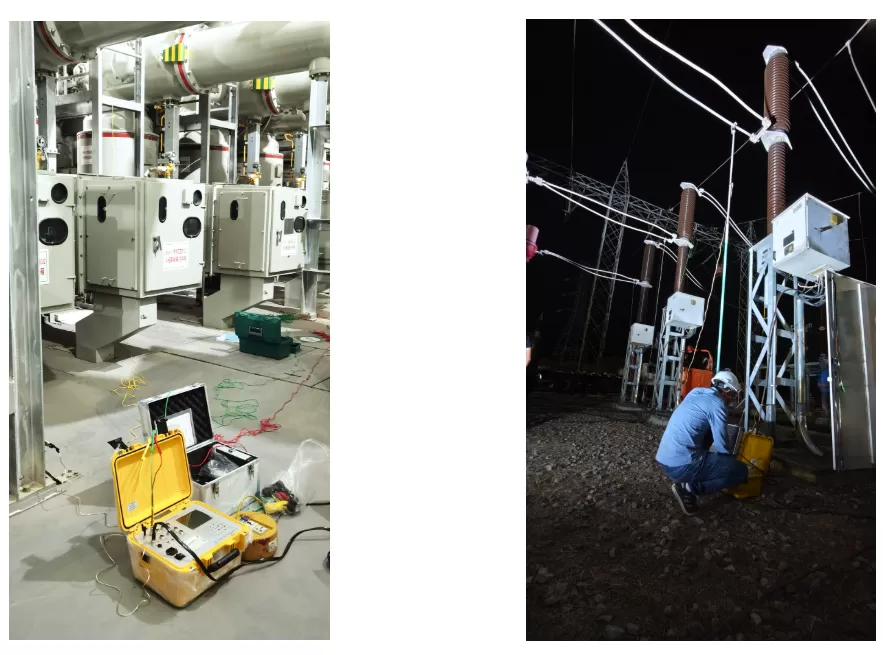 On-site Display of HVS-50T Circuit Breaker Analyzer On-site Display of HVS-50T Circuit Breaker Analyzer